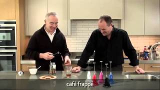 How to make a frappé coffee using an aerolatte milk frother [upl. by Acinnor159]