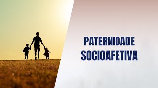 Paternidade socioafetiva [upl. by Delanie626]