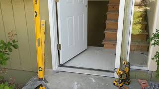 Jeld Wen Front Door Installation  Really crappy products and craftsmanship PART 1 [upl. by Gervais]