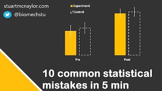 Ten Statistical Mistakes in 5 Min [upl. by Cioban]