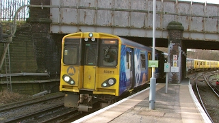 Half an Hour at 216  Birkenhead North Station 1022017  Class 507 508 terminus [upl. by Alyehs]