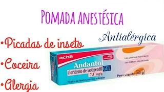 Resenha PomadaAndantol Gel [upl. by Atipul]