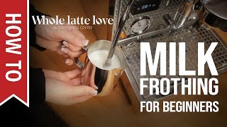 How To Milk Frothing for Beginners 5 Tips [upl. by Gaby]