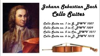 Johann Sebastian Bach  Cello suites in 432 Hz great for reading or studying [upl. by Euqinna]