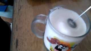 Aerolatte Review Frothing Cold Milk In Under 1 Minute [upl. by Younglove519]